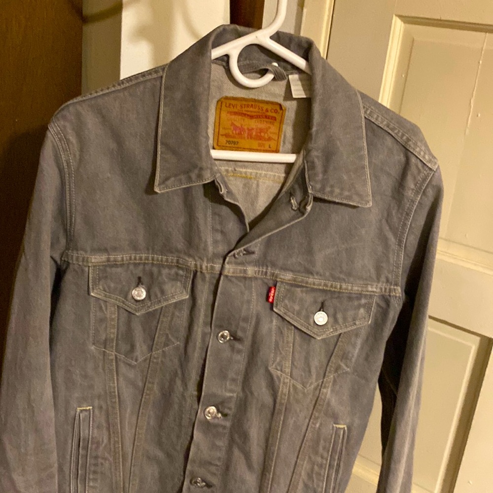 Vintage Grey Levi Trucker